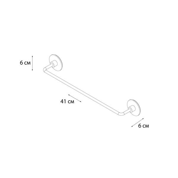 Полотенцедержатель Fixsen Round FX-92101, 40 см