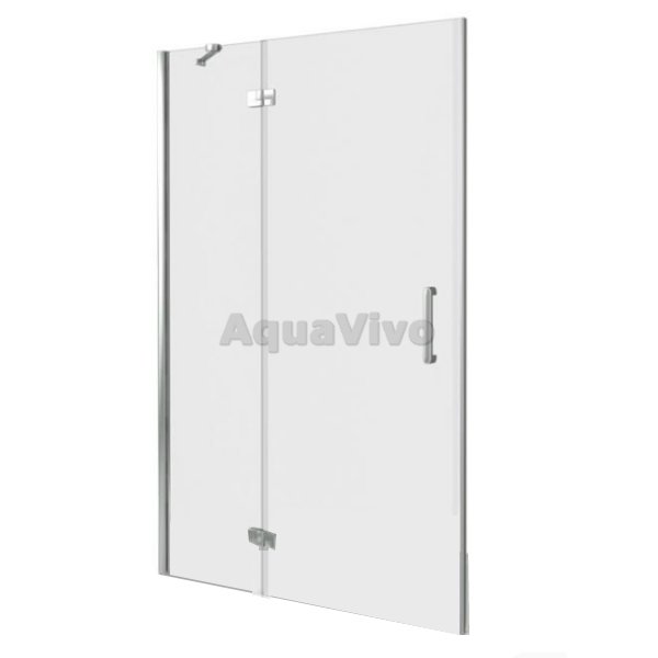 Душевая дверь Good Door Saturn WTW-130-C-CH-L 130, стекло прозрачное, профиль хром, левая