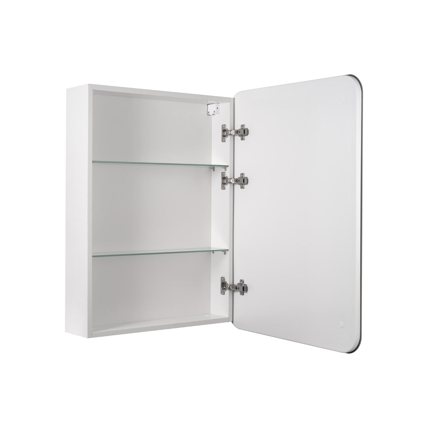 Шкаф-зеркало Stella Polar Анда 60/С, правый, с подсветкой, цвет белый - фото 1