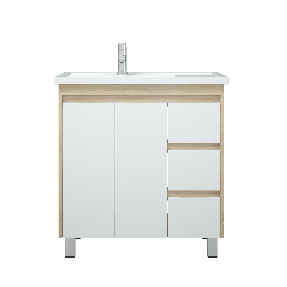 Тумба под раковину Corozo Остин 80, цвет дуб сонома - фото 1