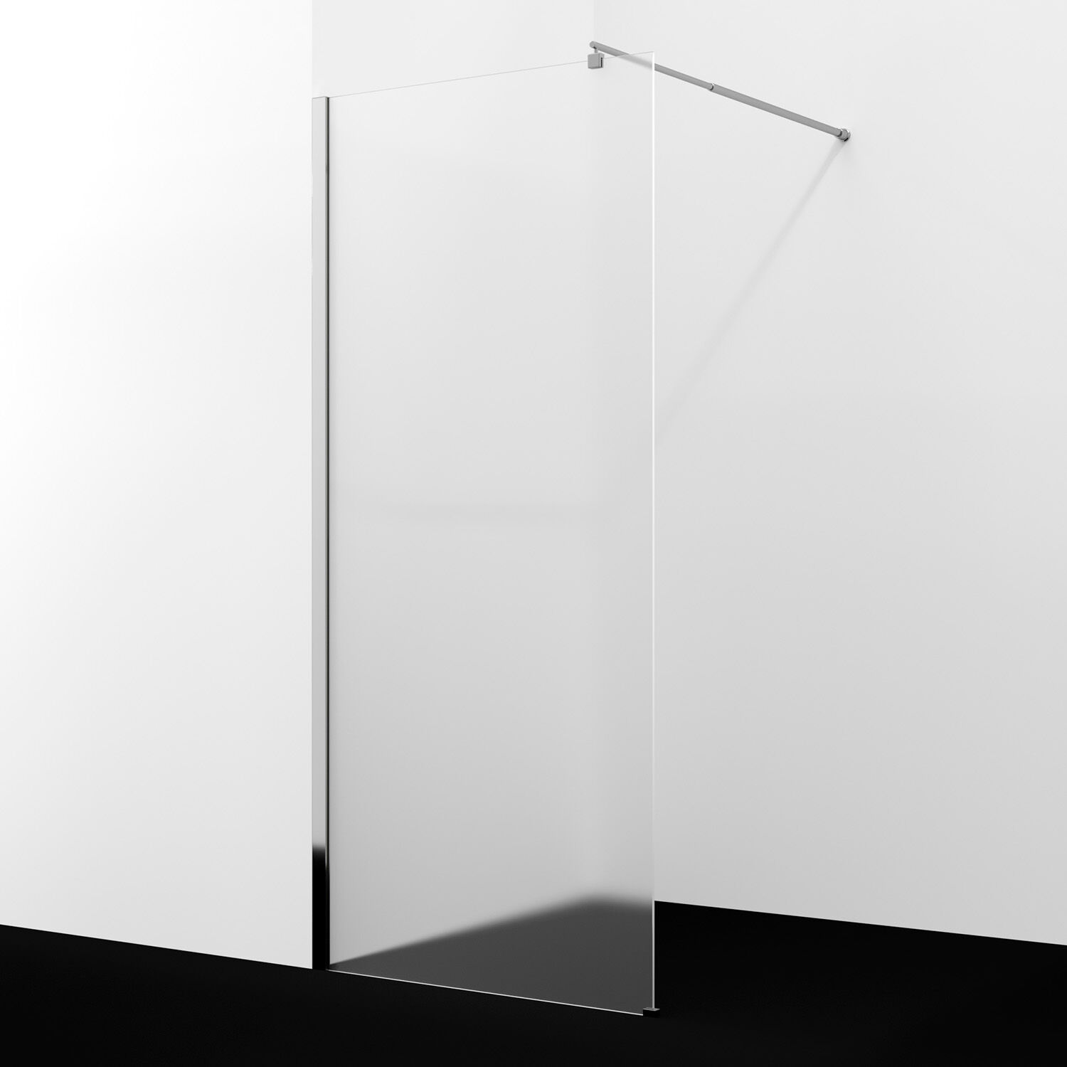 Душевая перегородка WasserKRAFT Rur 30W46-MG 110x200, стекло матовое, профиль графит