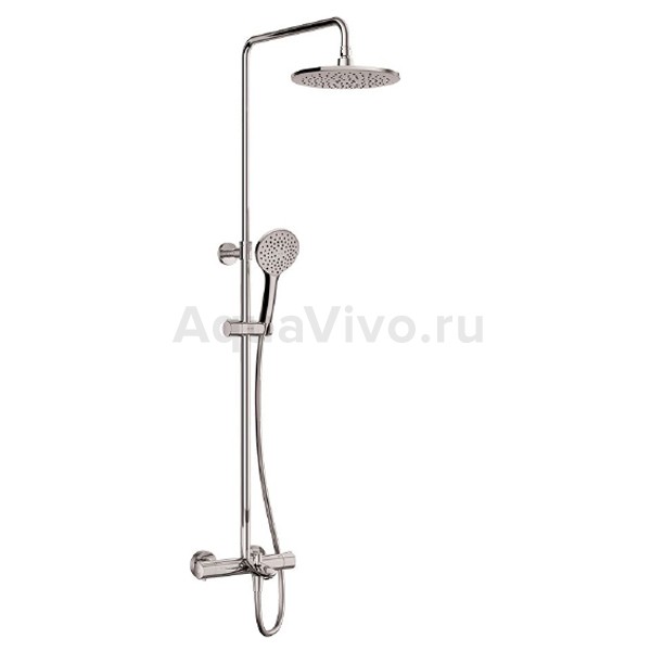 Душевая стойка AM.PM Gem F0790510 с верхним душем, термостатическим смесителем