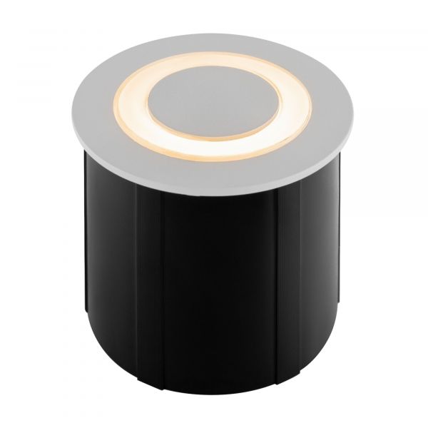 Точечный светильник Maytoni Limo O037-L3W3K, арматура белая, плафон металл черный