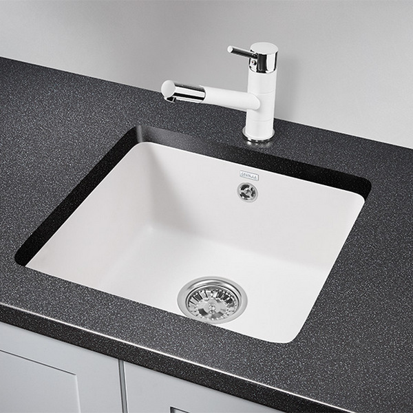 Кухонная мойка Granula GR-3601 WH 46x42, цвет арктик - фото 1