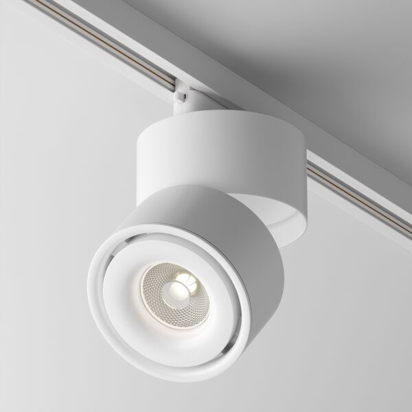 Трековый светильник Maytoni Technicali Yin TR084-1-15W4K-W, арматура белая