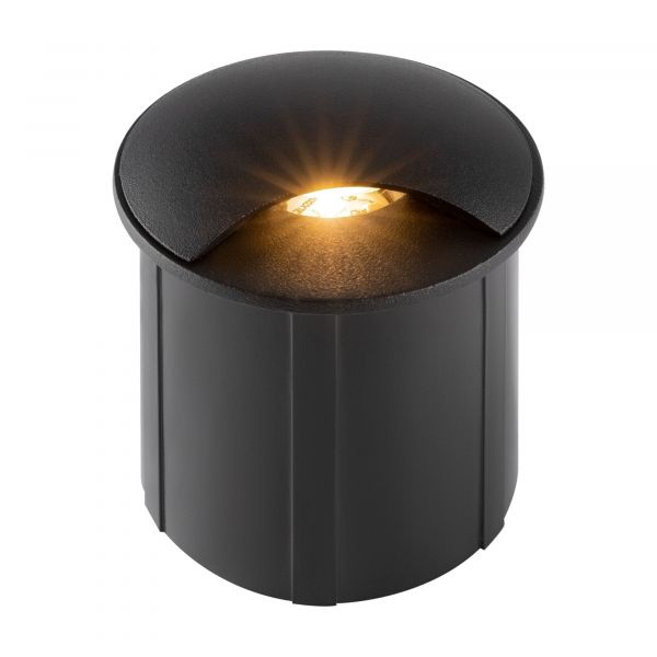 Точечный светильник Maytoni Biscotti O035-L3B3K, арматура черная, плафон металл черный