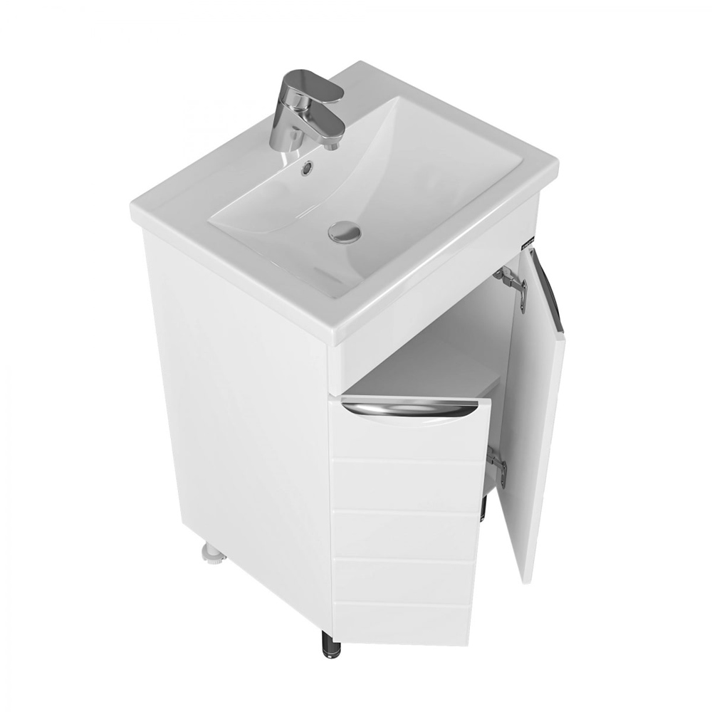 Тумба Санта Родос 50, под раковину Фостер, цвет белый - фото 1