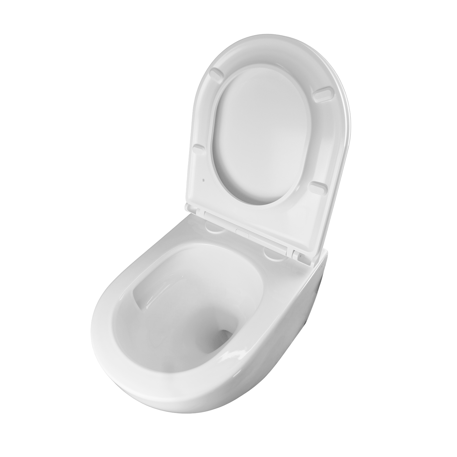 Унитаз Joki Stella T JK1101010 подвесной, безободковый, смыв торнадо, с сиденьем микролифт, цвет белый