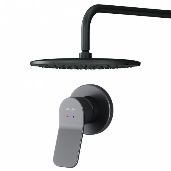Душевой комплект AM.PM X-Joy FB85A2R002, встраиваемый, цвет черный