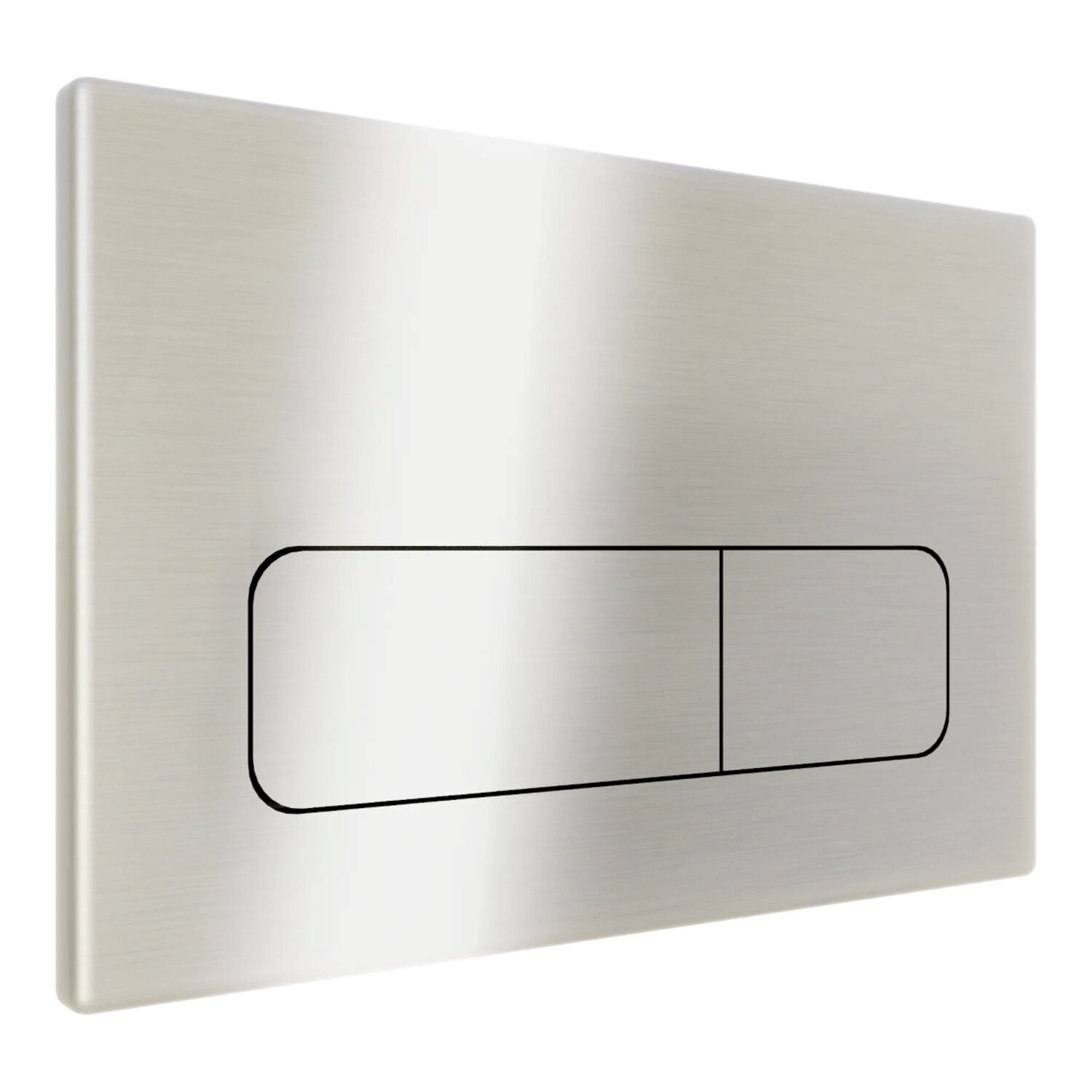 Кнопка смыва Vincea VFP-002BN для унитаза, цвет брашированный никель - фото 1