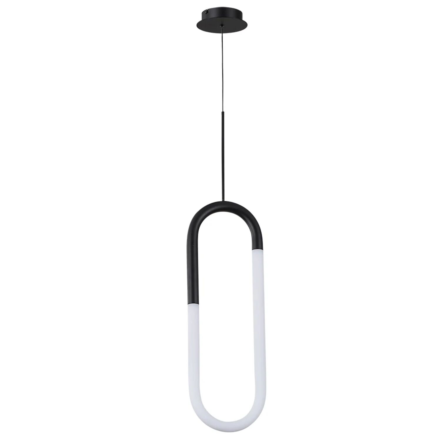Подвесной светильник Arte Lamp Lumino A2233SP-20BK, арматура черная, плафон акрил белый