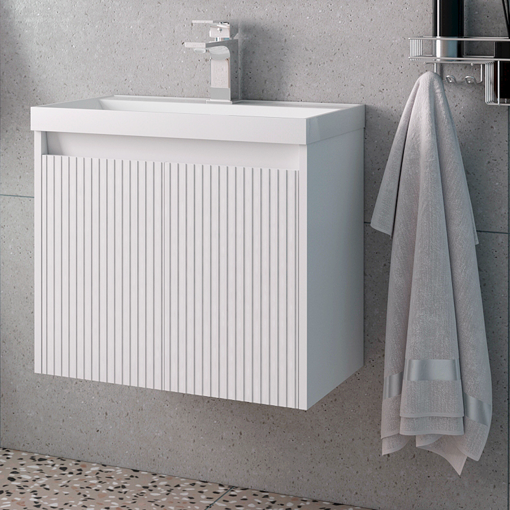 Тумба под раковину Corozo Блисс 60, цвет белый