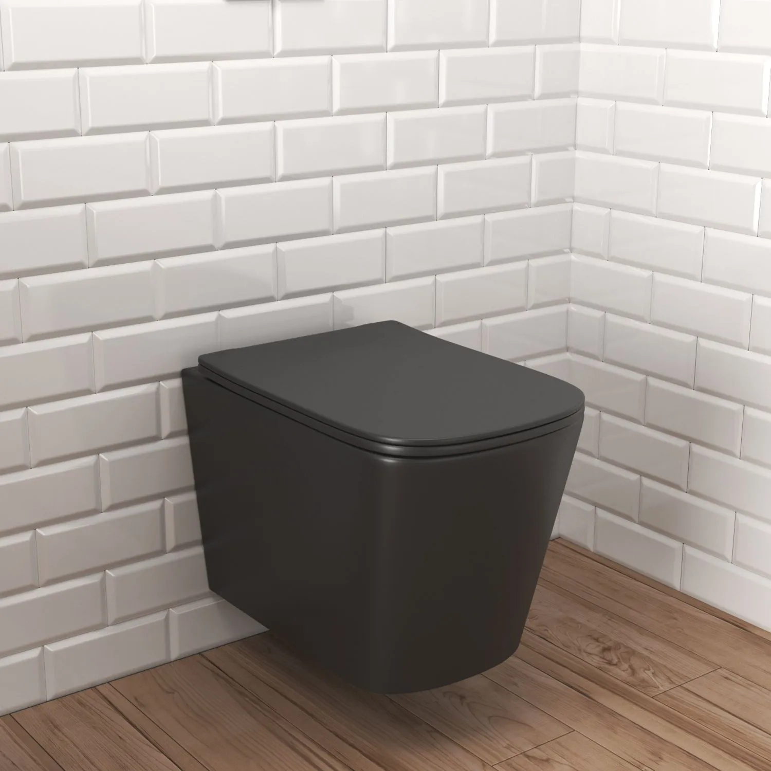 Комплект: Инсталляция Grohe 38772001 кнопка хром+Verna Black JK3021028MB черный унитаз - фото 1