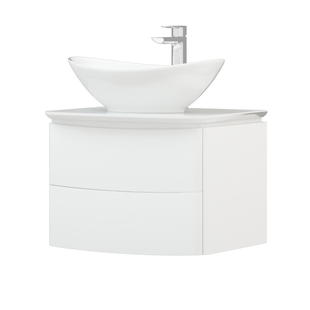 Тумба под раковину Corozo Вико 60, цвет белый - фото 1