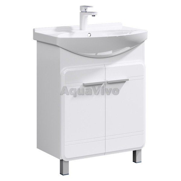 Мебель для ванной Aqwella Корсика 65, цвет белый
