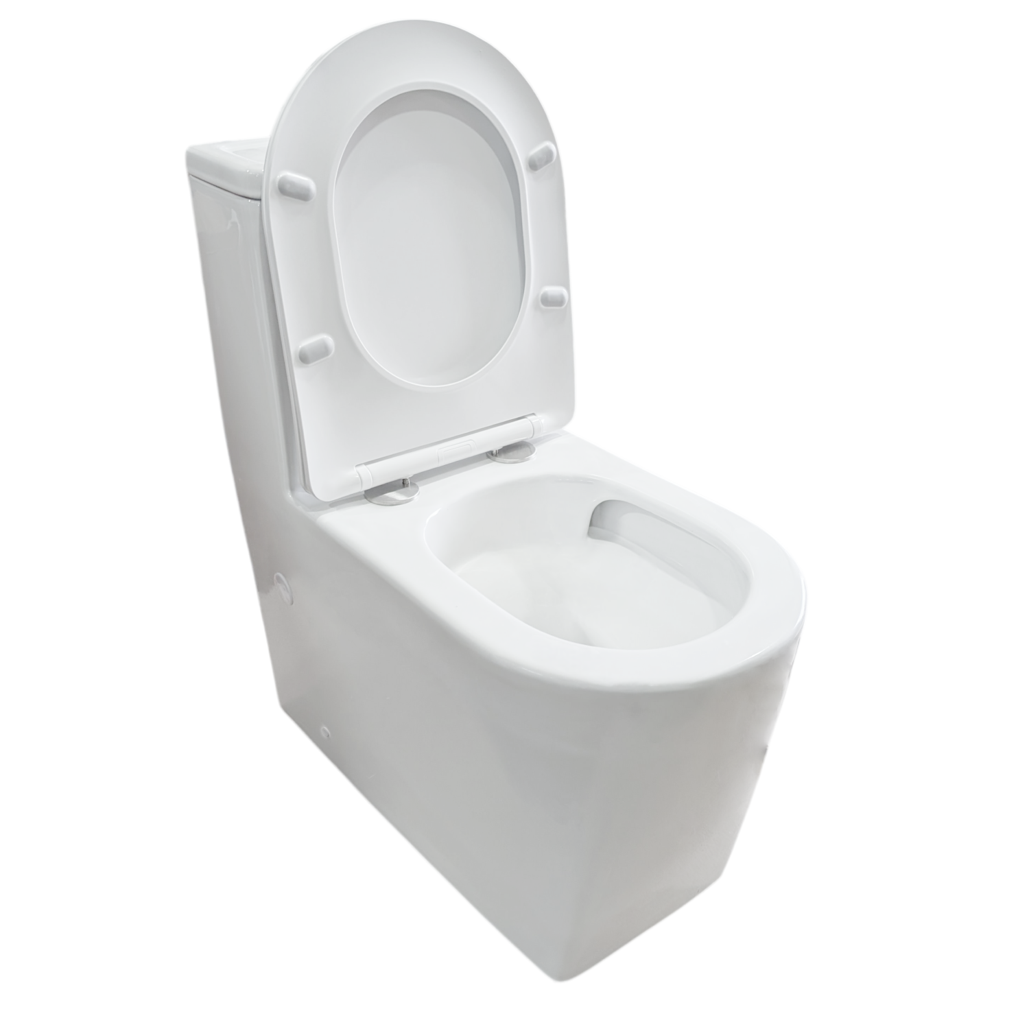 Унитаз-моноблок Joki Royal T JK86472103 напольный, безободковый, смыв Торнадо, с сиденьем микролифт, цвет белый