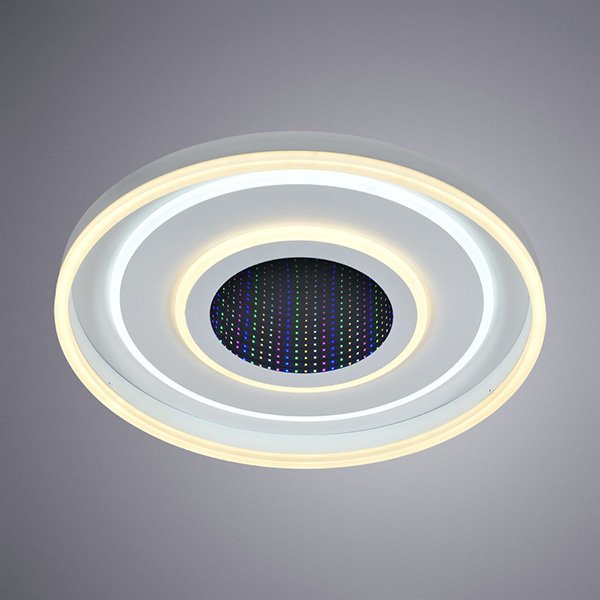 Потолочный светильник Arte Lamp Multi-Space A1432PL-1WH, арматура белая, плафон пластик белый, 50х50 см