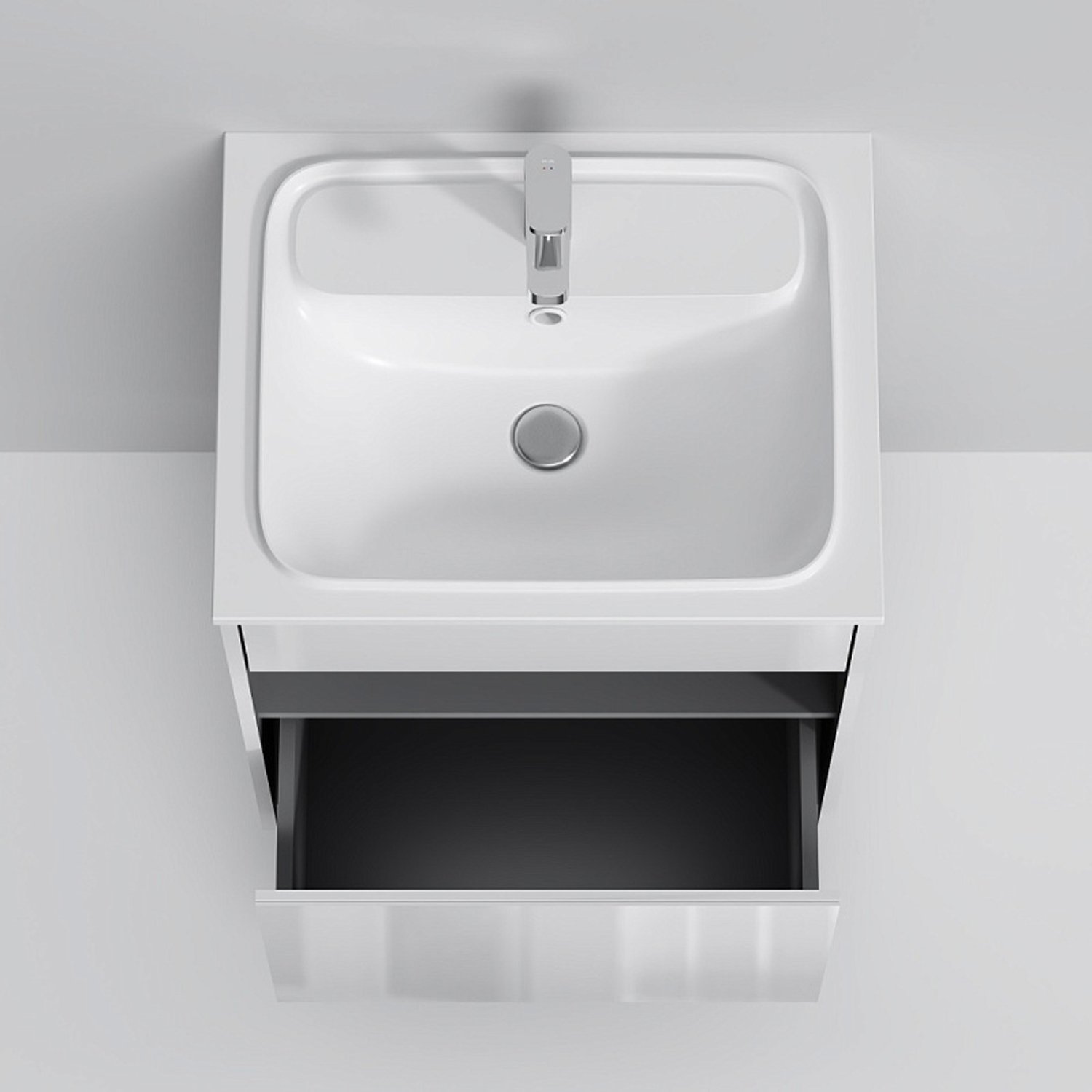 Тумба под раковину AM.PM Func 60, цвет белый глянец - фото 1