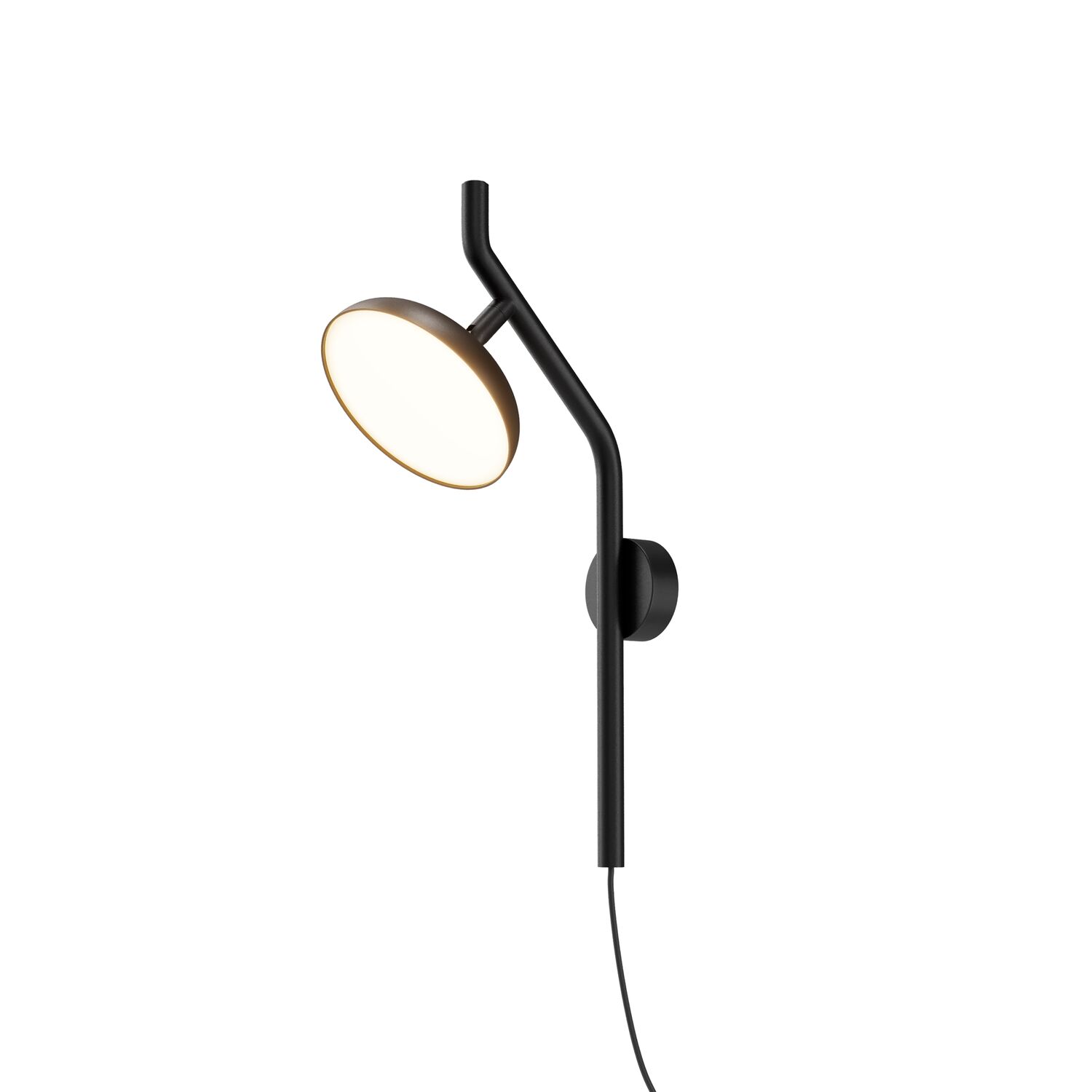 Бра Maytoni Vita MOD451WL-L8B3K, арматура черная, плафон металл черный