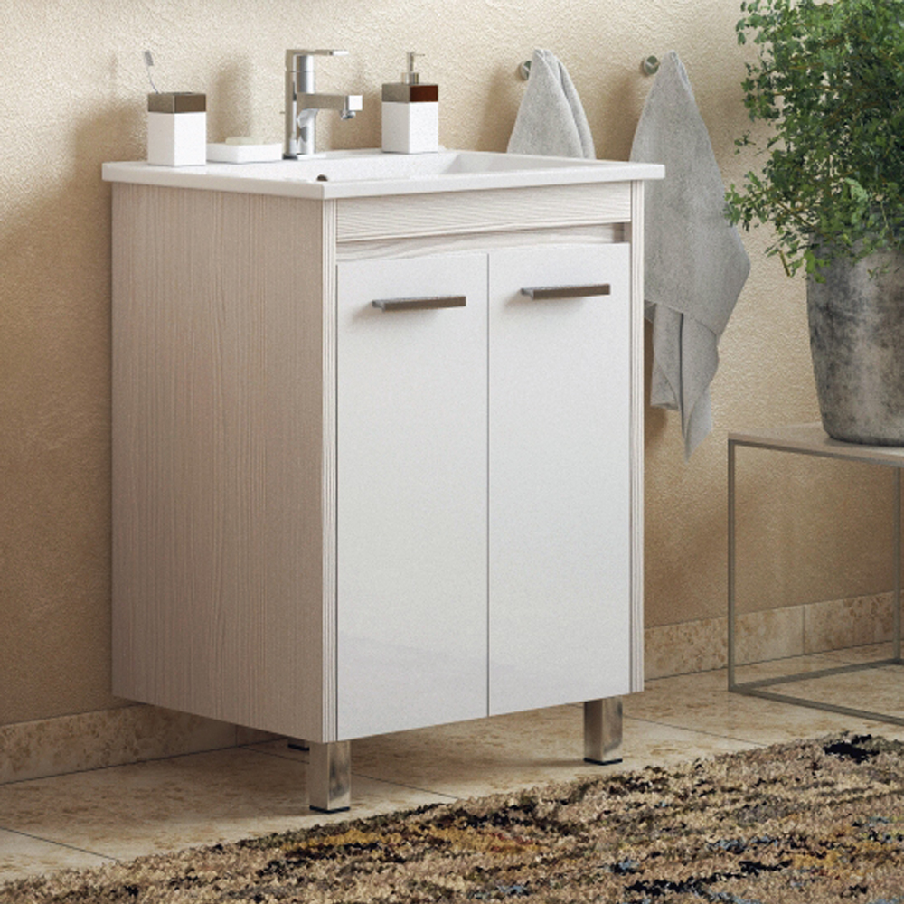 Тумба под раковину Corozo Лорена 65, цвет лайн