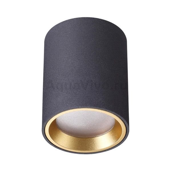 Точечный светильник Odeon Light Aquana 4205/1C, арматура цвет черный, плафон/абажур металл, цвет желтый/черный