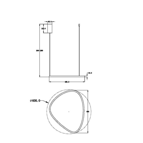 Подвесной светильник Maytoni Glint MOD072PL-L28CH3K, арматура хром - фото 1