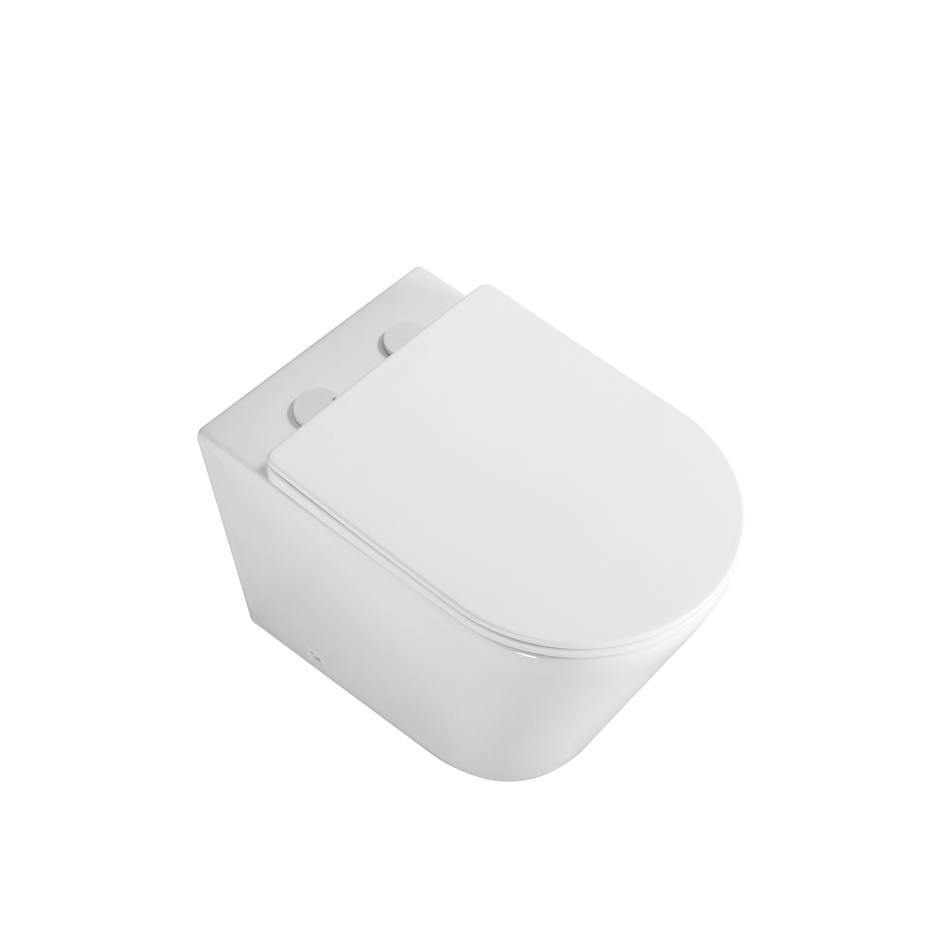 Унитаз JOKI Herba T JK0153033 приставной, безободковый, смыв Торнадо, с сиденьем микролифт, цвет белый - фото 1