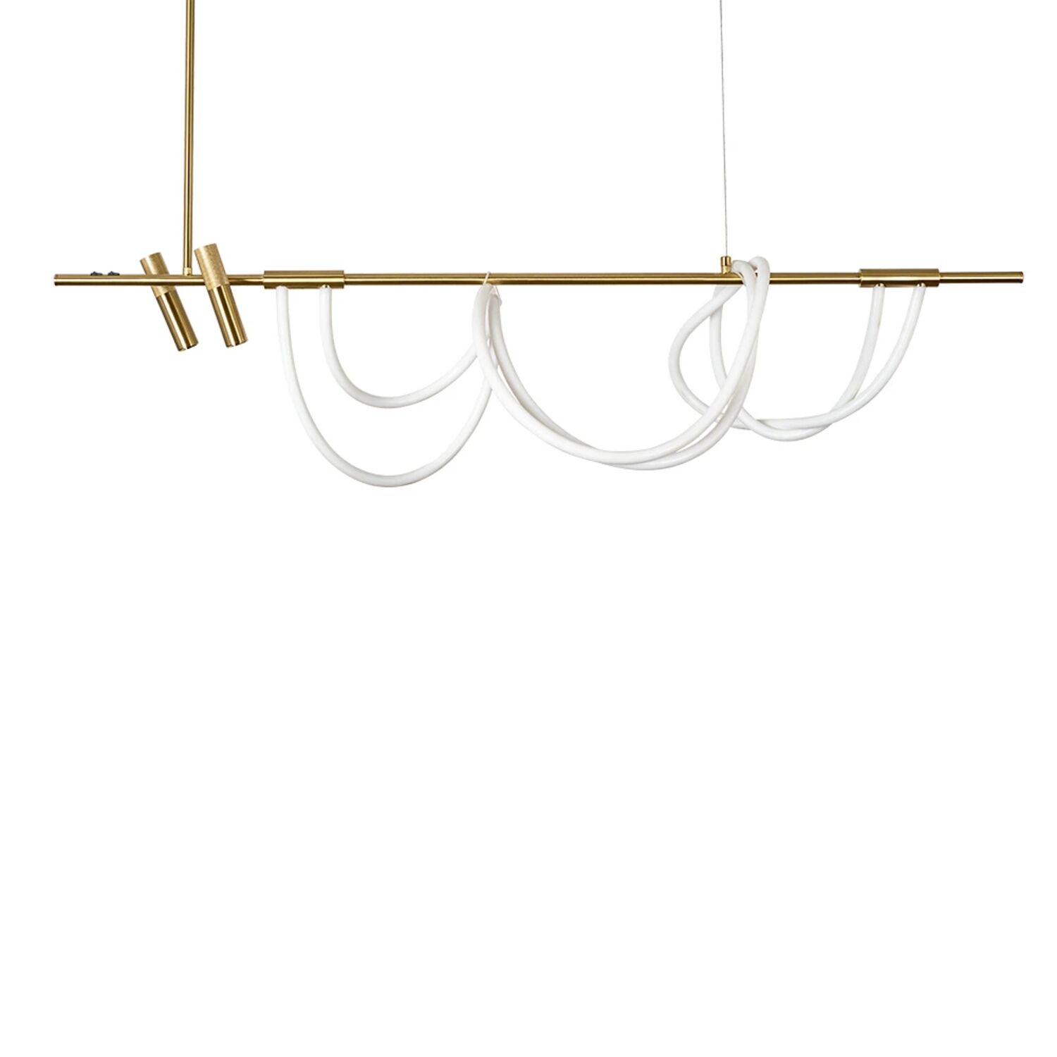 Подвесная люстра Arte Lamp Klimt A2850SP-45PB, арматура латунь, плафон силикон 