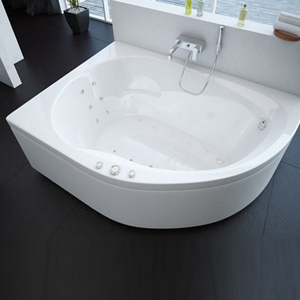 Акриловая ванна Акватек Вирго 150х100, левая, цвет белый - фото 1