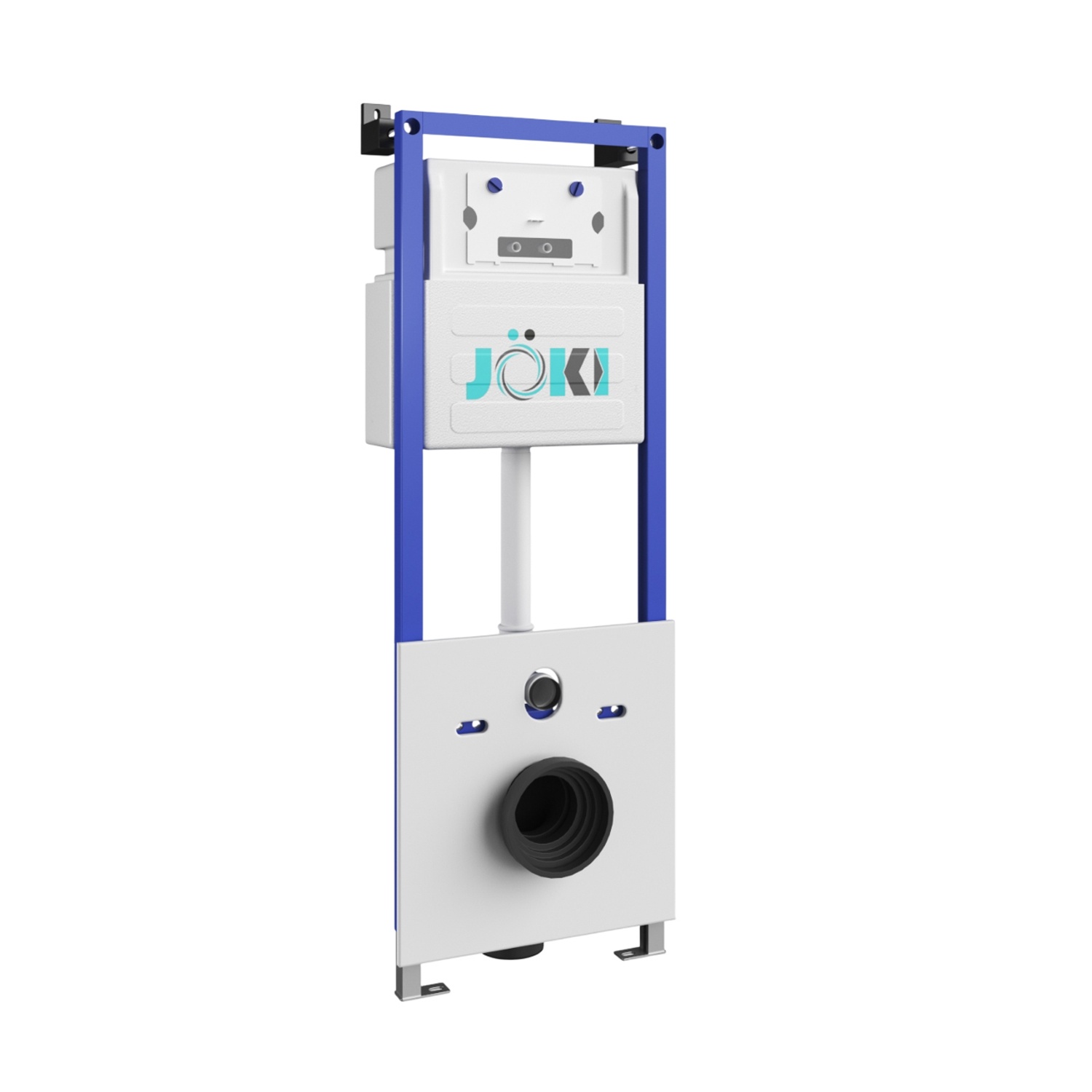 Комплект: Инсталляция JK04054+Кнопка JK020522WM белый+Stella JK1021007 белый унитаз