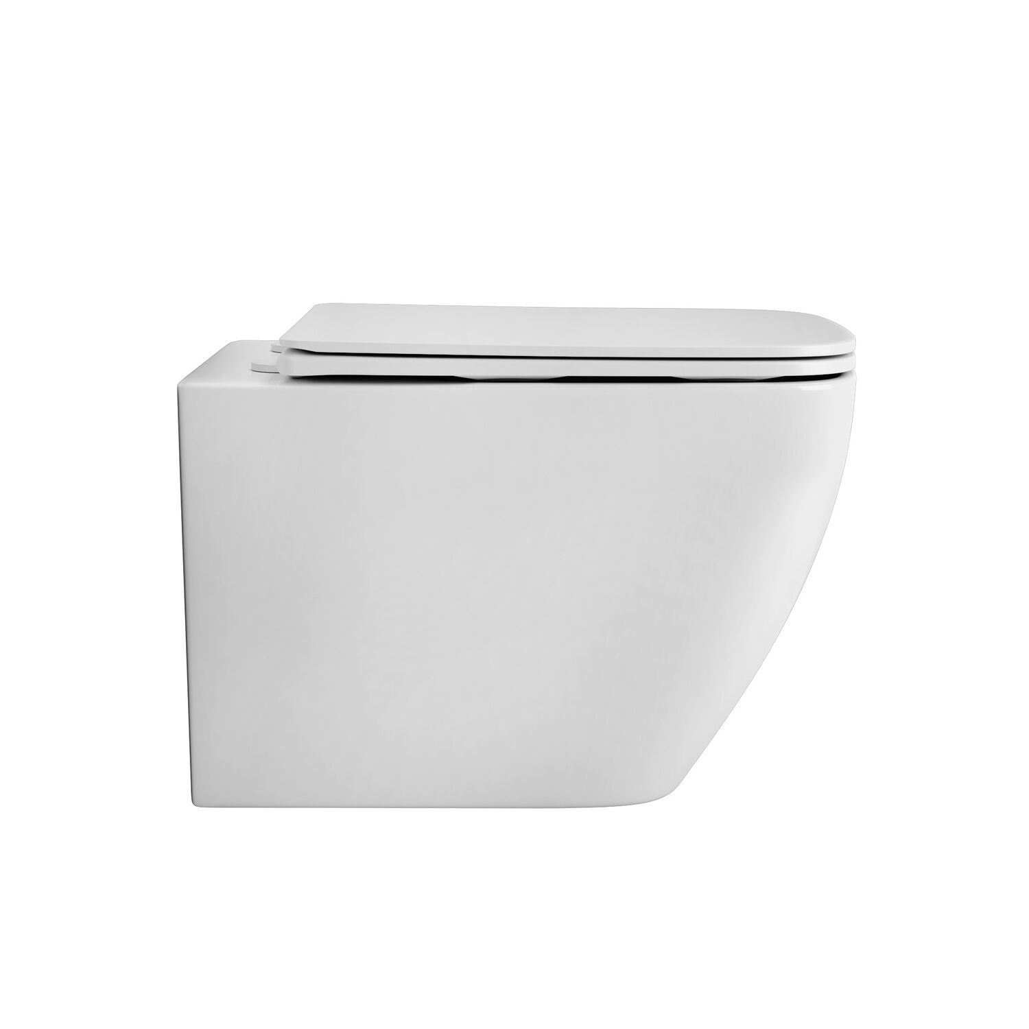 Унитаз Grossman Thin Rim GR-5603 S подвесной, с сиденьем микролифт, цвет белый глянцевый - фото 1