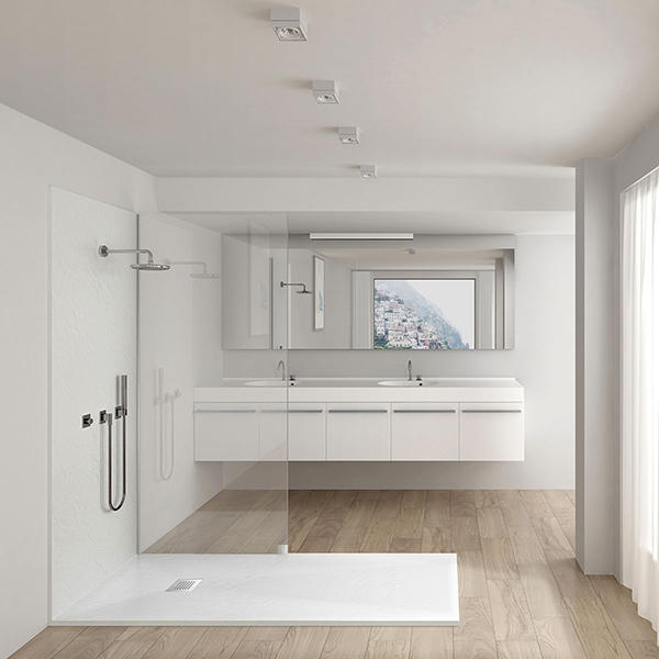 Поддон для душа Vincea VST-4SR 120x80, искусственный камень, цвет белый матовый