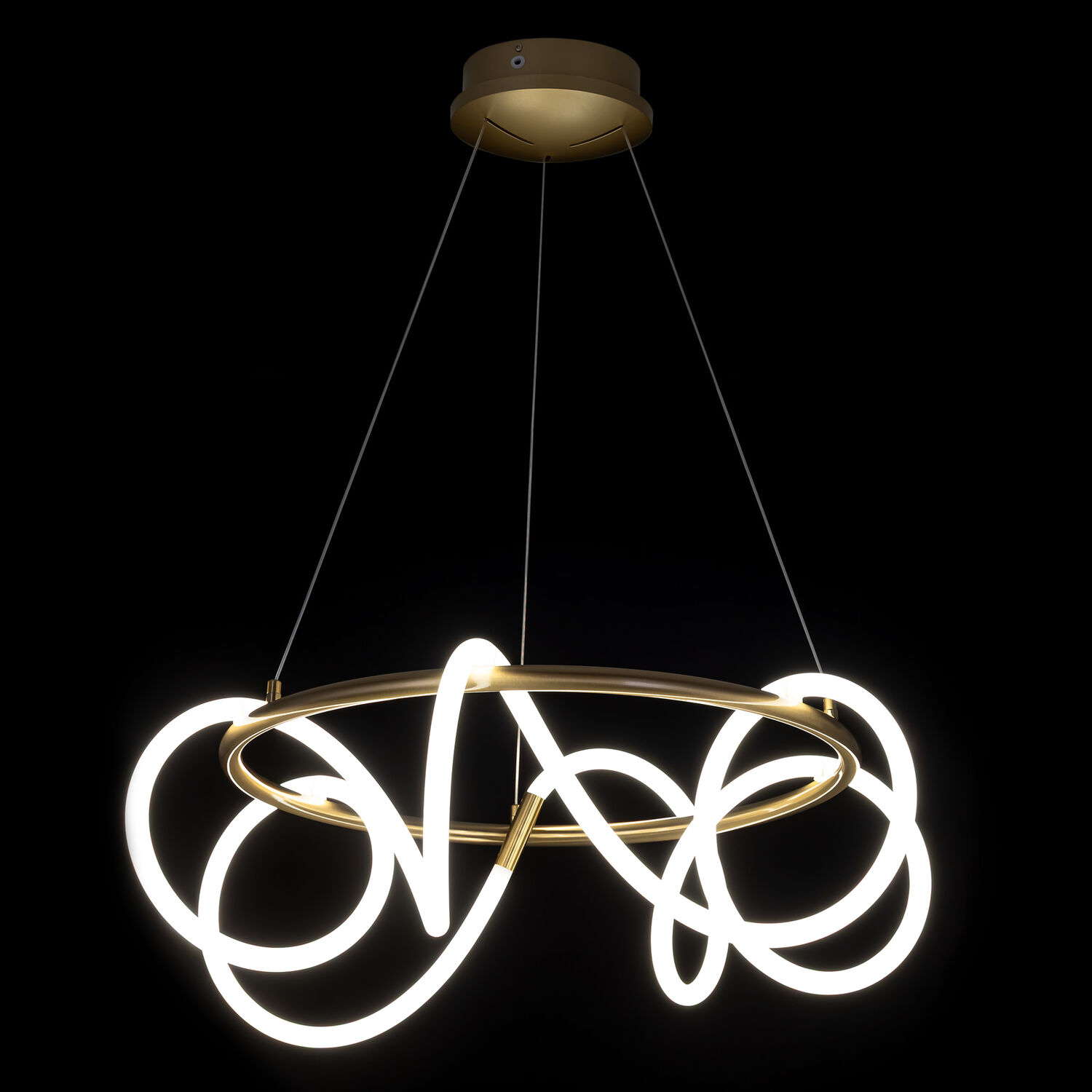 Подвесная люстра Citilux Python CL220263, арматура бронза - фото 1