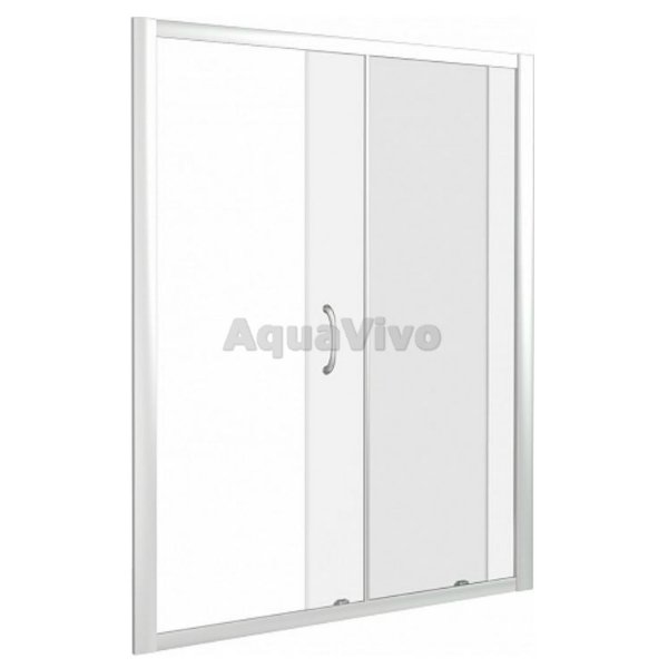 Душевая дверь Good Door Latte WTW-110-C-WE 110, стекло прозрачное, профиль белый