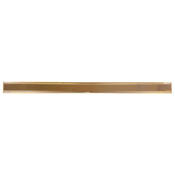 Душевой лоток Berges В1 Keramik 092018 с решеткой 70x6 см, прямой выпуск, цвет золото глянец - фото 1
