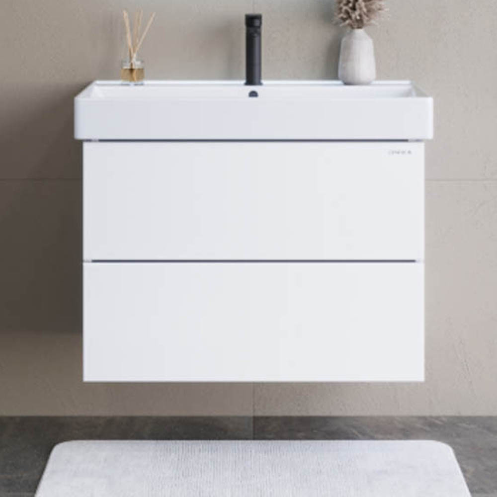 Мебель для ванной Оника Эсквана 80, подвесная, цвет белый - фото 1