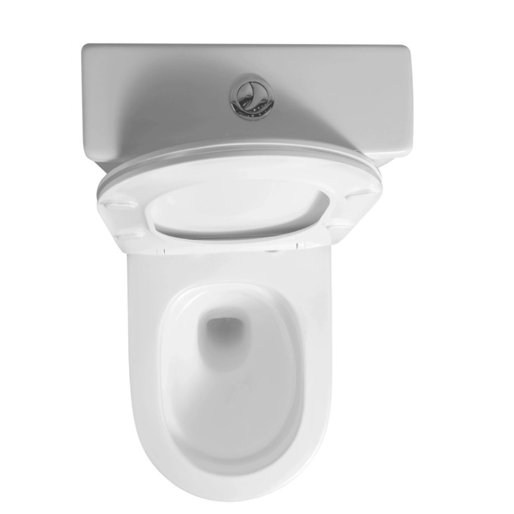 Унитаз CeruttiSPA Orlter Tornado CT10097 напольный, безободковый, смыв Торнадо, с сиденьем микролифт, цвет белый - фото 1