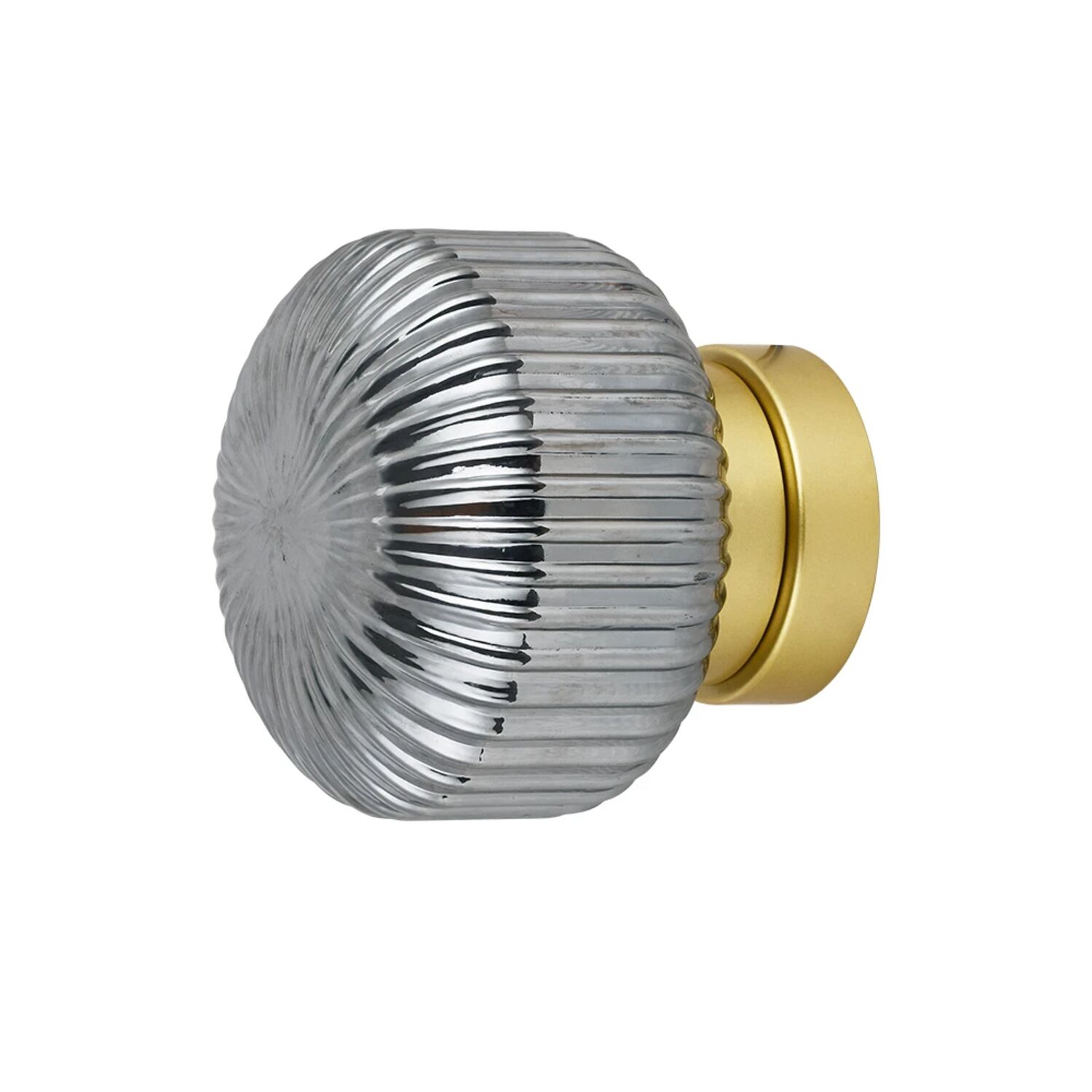Бра Arte Lamp Hamal A6170AP-1GO, арматура золото, плафон стекло дымчатое