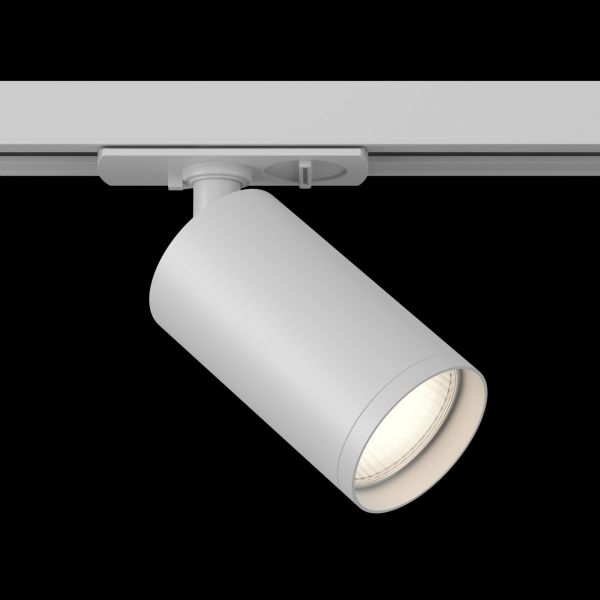 Трековый светильник Maytoni Technical Focus S TR020-1-GU10-W, арматура белая, плафон металл белый - фото 1