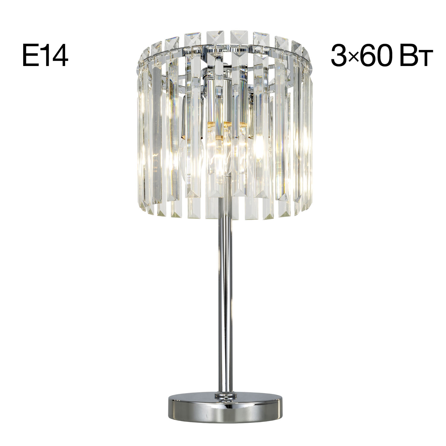 Настольный светильник Citilux Джейн CL306831, арматура хром