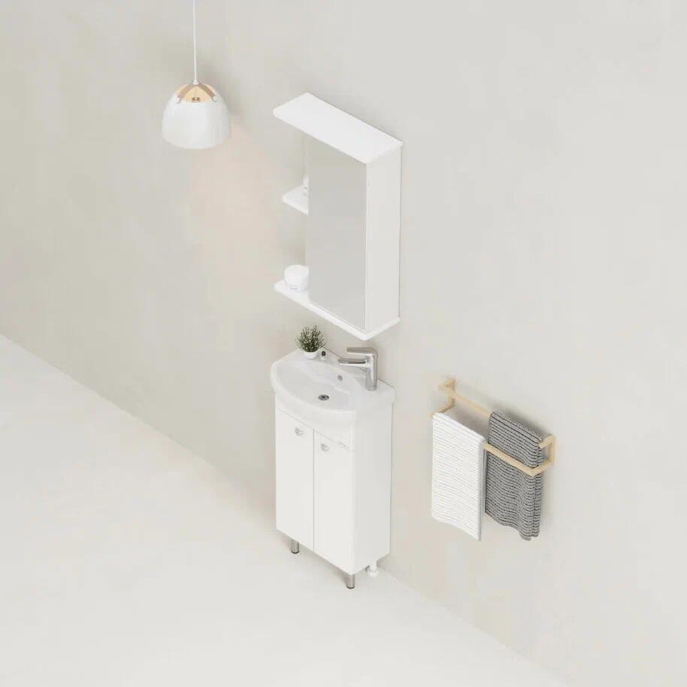 Мебель для ванной Оника Азов 40, цвет белый - фото 1