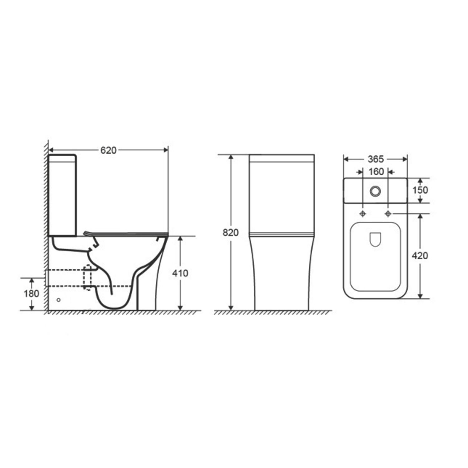 Унитаз CeruttiSPA Marmolada MB CT9826 напольный, безободковый, с сиденьем микролифт, цвет черный матовый