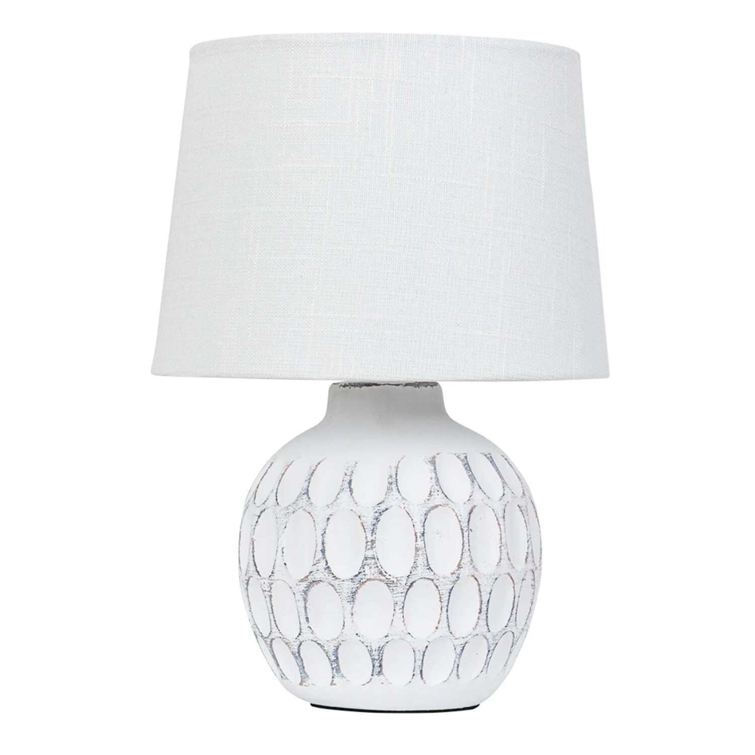 Декоративная настольная лампа Arte Lamp Scheat A5033LT-1WH, арматура белый, плафон ткань белая