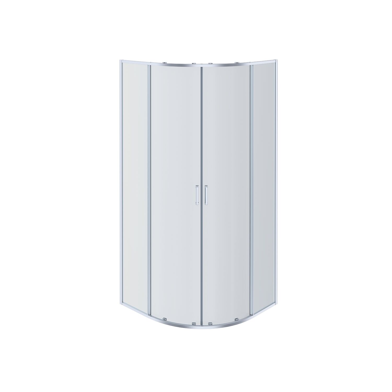 Душевой уголок Акватек Ария AQ ARI RO 09020CH 90x90, стекло прозрачное, профиль хром