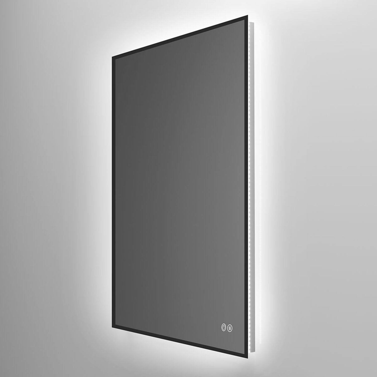 Зеркало Vincea VLM-3VN500B-2 LED 50х70, с подсветкой, функцией антизапотевания, сенсорным выключателем и диммером, цвет черный - фото 1