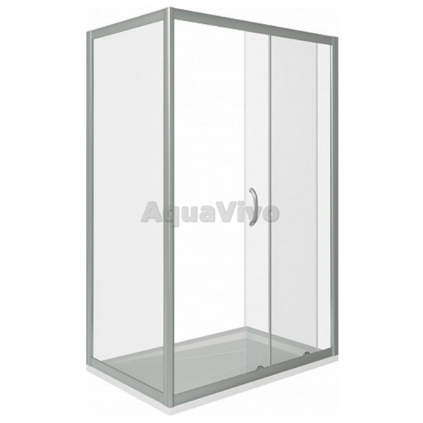 Душевой уголок Good Door Infinity WTW+SP-C-CH 130x90, стекло прозрачное, профиль хром - фото 1