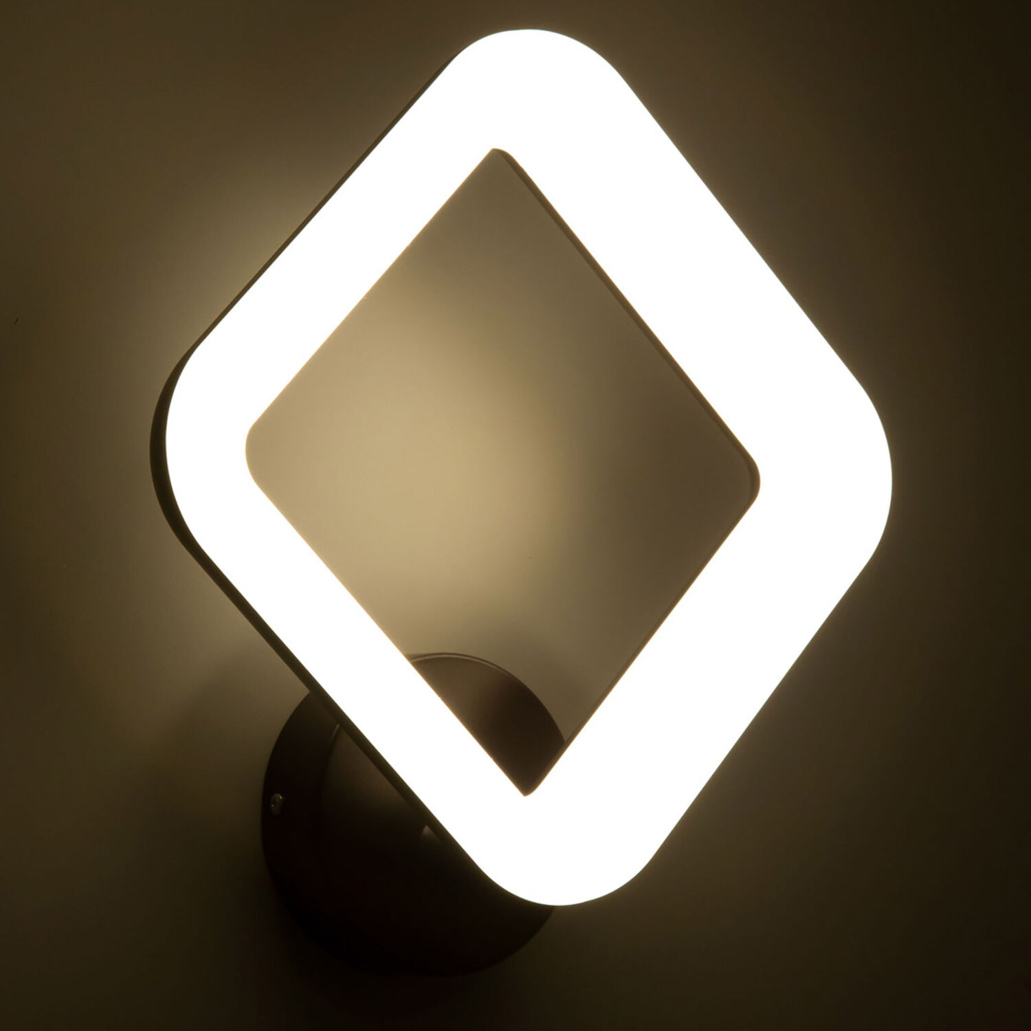 Бра Citilux Паркер CL225B415, арматура коричневая, плафоны полимер белый / коричневый - фото 1