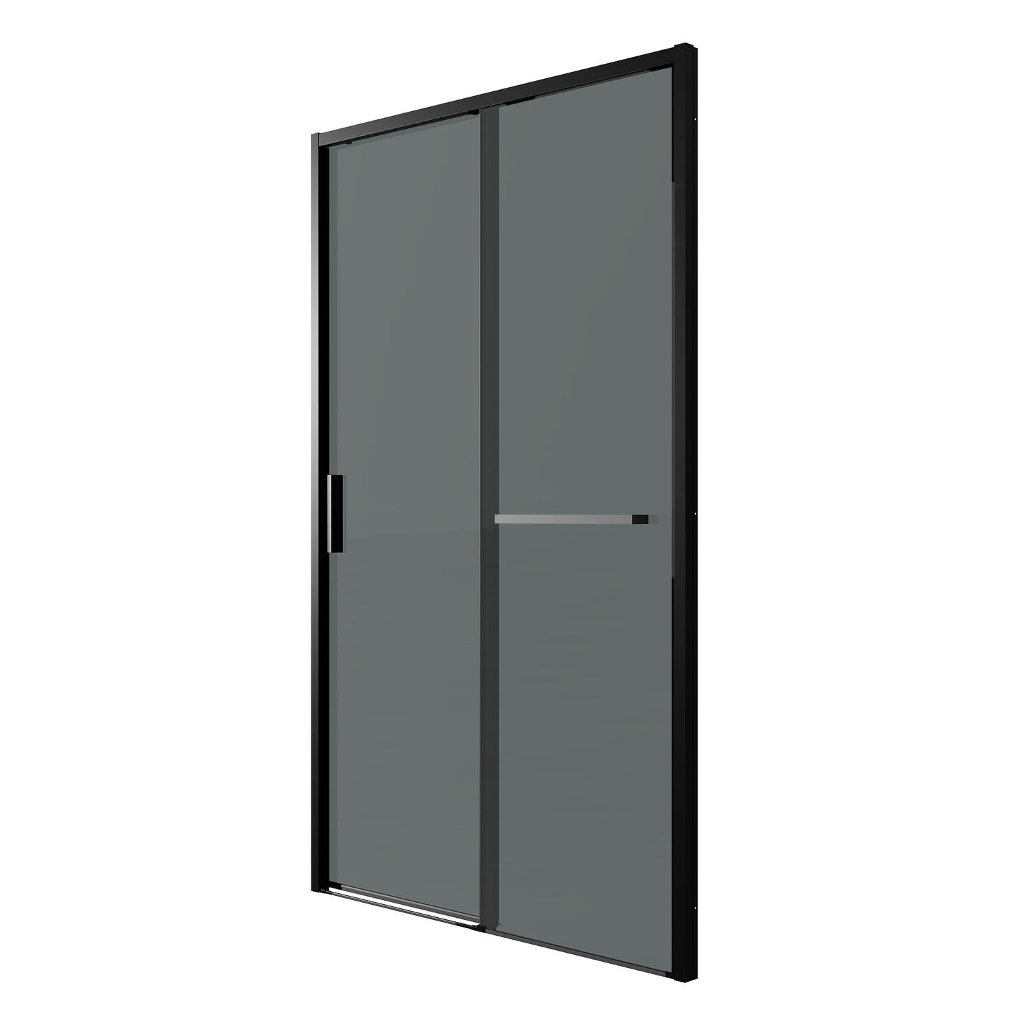 Душевая дверь Grossman Style 100х195, стекло тонированное, профиль черный матовый