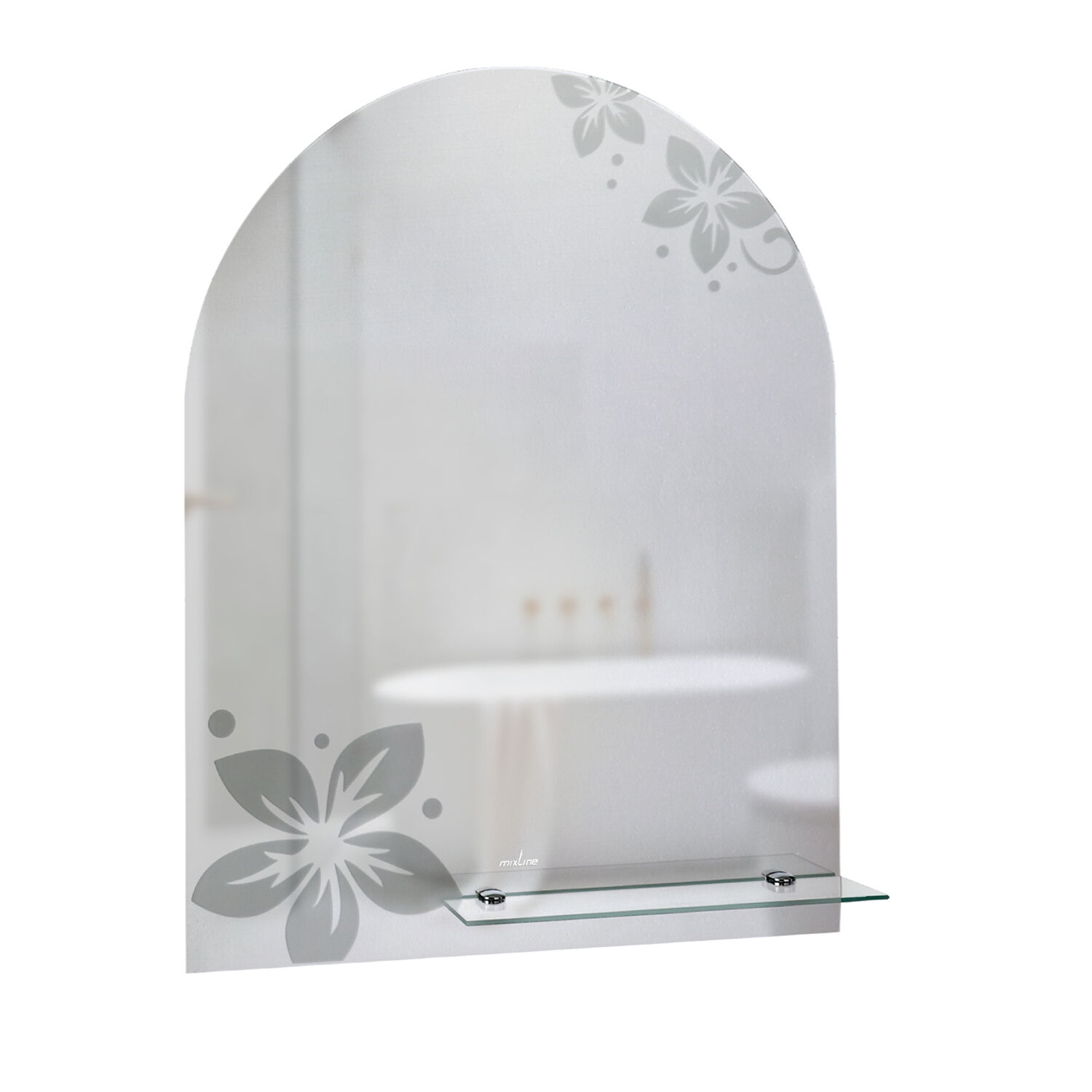 Зеркало Mixline Анис 54x68, с полкой - фото 1