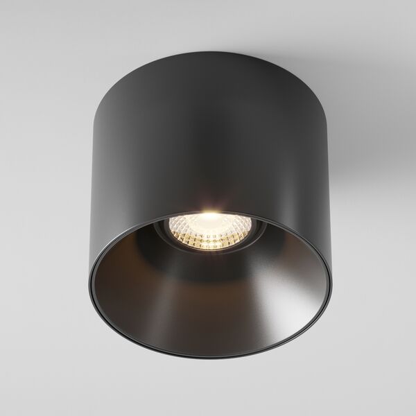 Потолочный светильник Maytoni Technical Alfa LED C064CL-01-15W3K-RD-B, арматура черная